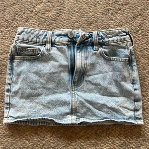 PacSun Blue Denim Skirt